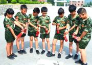 吉林我是一個兵”10天軍事夏令營