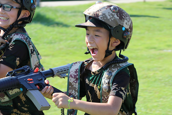 濟南黃埔兒童特種兵夏令營